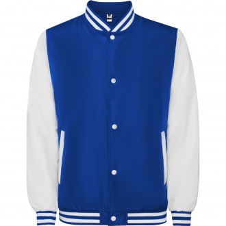 CALIFORNIA - Two-tone unisex jacket with quilted interior, zipper pockets and snap buttons.