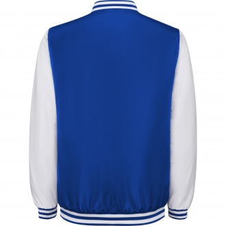 CALIFORNIA - Two-tone unisex jacket with quilted interior, zipper pockets and snap buttons.