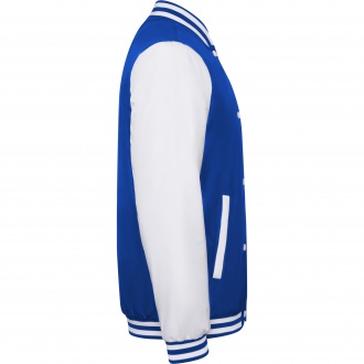 CALIFORNIA - Two-tone unisex jacket with quilted interior, zipper pockets and snap buttons.