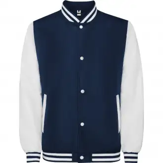 CALIFORNIA - Two-tone unisex jacket with quilted interior, zipper pockets and snap buttons.