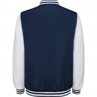 CALIFORNIA - Two-tone unisex jacket with quilted interior, zipper pockets and snap buttons.
