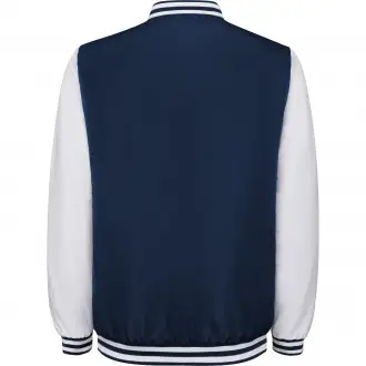 CALIFORNIA - Two-tone unisex jacket with quilted interior, zipper pockets and snap buttons.