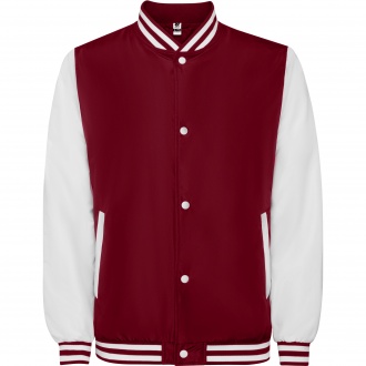 CALIFORNIA - Two-tone unisex jacket with quilted interior, zipper pockets and snap buttons.