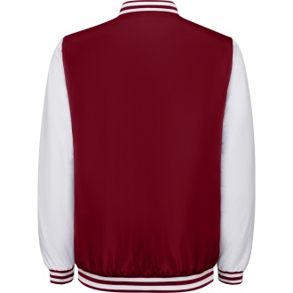 CALIFORNIA - Two-tone unisex jacket with quilted interior, zipper pockets and snap buttons.