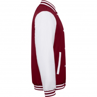 CALIFORNIA - Two-tone unisex jacket with quilted interior, zipper pockets and snap buttons.