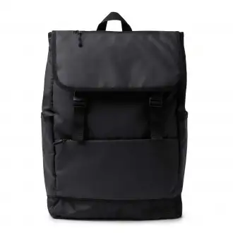 TROIS - PU leather backpack with flap, 20l