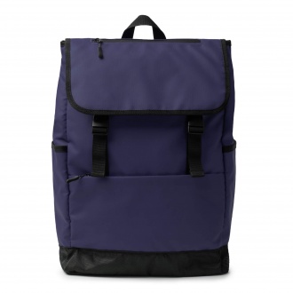TROIS - PU leather backpack with flap, 20l