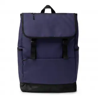 TROIS - PU leather backpack with flap, 20l
