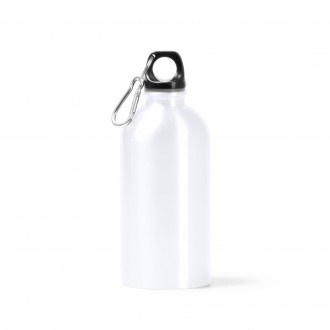 MIKEL - Butelka 500ml ze stali nierdzewnej z karabińczykiem
