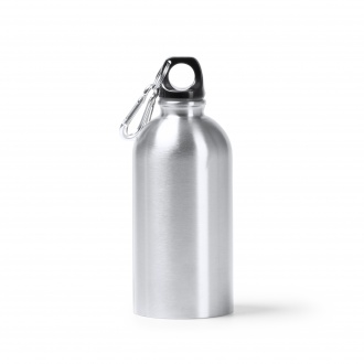 MIKEL - Butelka 500ml ze stali nierdzewnej z karabińczykiem