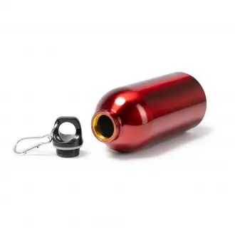 MIKEL - 500ml stainless steel bottle with carabiner