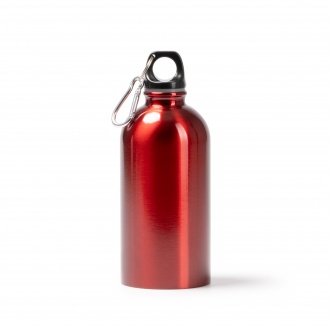 MIKEL - Butelka 500ml ze stali nierdzewnej z karabińczykiem