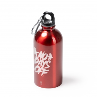 MIKEL - Butelka 500ml ze stali nierdzewnej z karabińczykiem