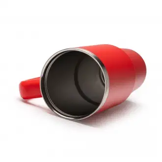 KRANSTON - 870ml stainless steel thermal mug, lid with straw