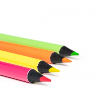 MARGA - Zestaw 4 kredek fluorescencyjnych