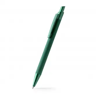 RECLUS - Recycled aluminum ballpoint pen with matte rubber finish.