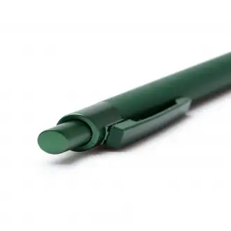 RECLUS - Recycled aluminum ballpoint pen with matte rubber finish.