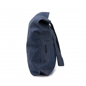 KIRK - Torba na ramię z dżisnu z recyklingu (280 g/m²)