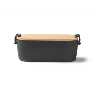 BRIOX - Lunch box with PP and bamboo lid, 1l.