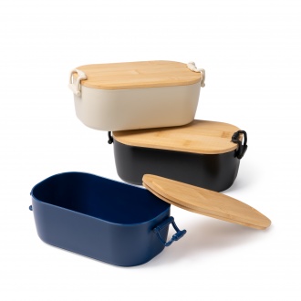 BRIOX - Lunch box with PP and bamboo lid, 1l.