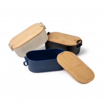 BRIOX - Lunch box with PP and bamboo lid, 1l.