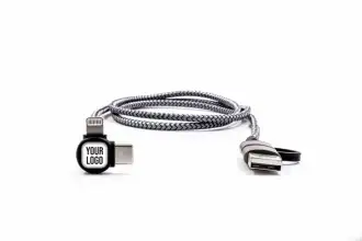 TRIDENT PRO ECO - 60W PD superszybki kabel do ładowania, wykonany z materiału RPET
