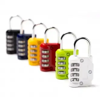 MILVIA - Padlock with a 4-digit combination lock