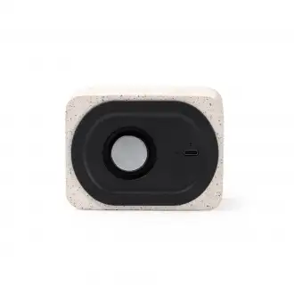 MILER - Wireless speaker with bamboo and terrazzo pattern