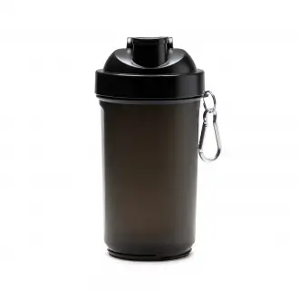 REILY - PP shaker with stainless steel stirrer and carabiner