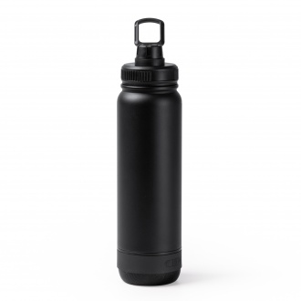 NUFRIK - Butelka termiczna (650ml) z przykręcanym głośnikiem