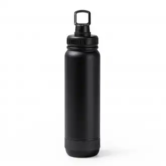 NUFRIK - Butelka termiczna (650ml) z przykręcanym głośnikiem