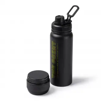 NUFRIK - Butelka termiczna (650ml) z przykręcanym głośnikiem