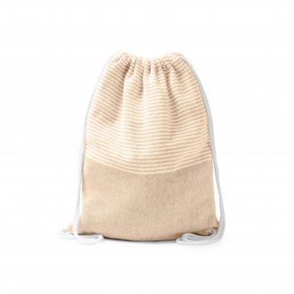 MADEIRA - Pareo/plecak sznurkowy (2w1), bawełna z recyklingu 180 g/m²