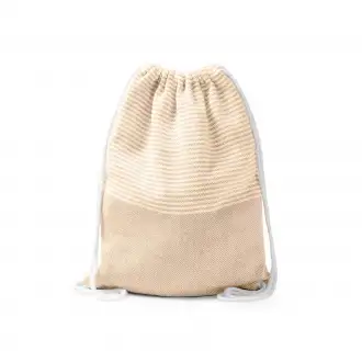 MADEIRA - Pareo/drawstring backpack (2-in-1), recycled cotton 180 g/m²