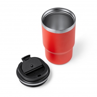 Venturi - Kubek termiczny ze stali nierdzewnej 304 pochodzącej z recyklingu, z podwójnymi ściankami o matowym wykończeniu, 560ml.