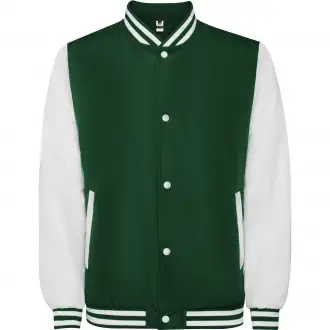 CALIFORNIA - Two-tone unisex jacket with quilted interior, zipper pockets and snap buttons.
