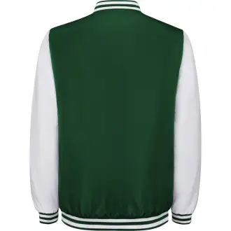 CALIFORNIA - Two-tone unisex jacket with quilted interior, zipper pockets and snap buttons.