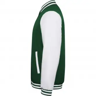 CALIFORNIA - Two-tone unisex jacket with quilted interior, zipper pockets and snap buttons.