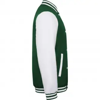 CALIFORNIA - Two-tone unisex jacket with quilted interior, zipper pockets and snap buttons.