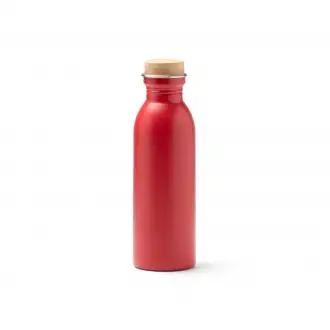  Levu - Bottle made of recycled 304 stainless steel with a matte finish and a bamboo cap. Capacity: 650 ml.