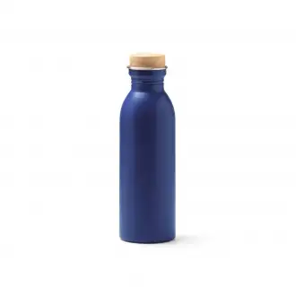  Levu - Bottle made of recycled 304 stainless steel with a matte finish and a bamboo cap. Capacity: 650 ml.
