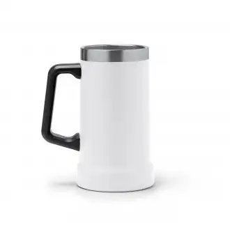 Ronin - Mug with recycled 304 stainless steel handle, double wall with matte finish, capacity 700ml.