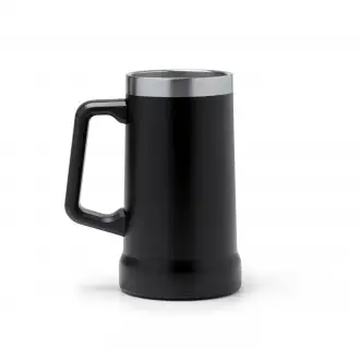 Ronin - Mug with recycled 304 stainless steel handle, double wall with matte finish, capacity 700ml.