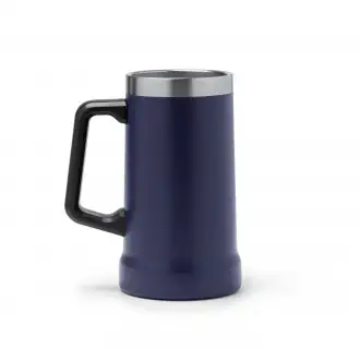 Ronin - Mug with recycled 304 stainless steel handle, double wall with matte finish, capacity 700ml.