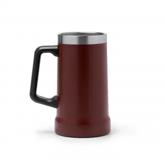 Ronin - Mug with recycled 304 stainless steel handle, double wall with matte finish, capacity 700ml.