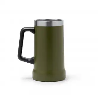 Ronin - Mug with recycled 304 stainless steel handle, double wall with matte finish, capacity 700ml.