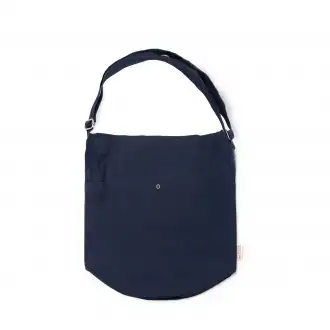 TORLA - Recycled cotton bag (240 gsm), external pocket with button closure