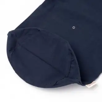 TORLA - Recycled cotton bag (240 gsm), external pocket with button closure