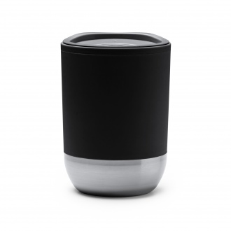 LINDE - Double-walled PP cup with stainless steel base, 290 ml