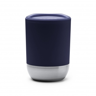 LINDE - Double-walled PP cup with stainless steel base, 290 ml